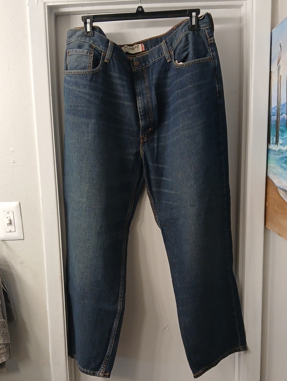 Levi's Men's Blue Relaxed Fit Jeans